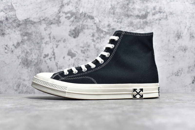 Authentic OFF-WHITE x Converse Black/White